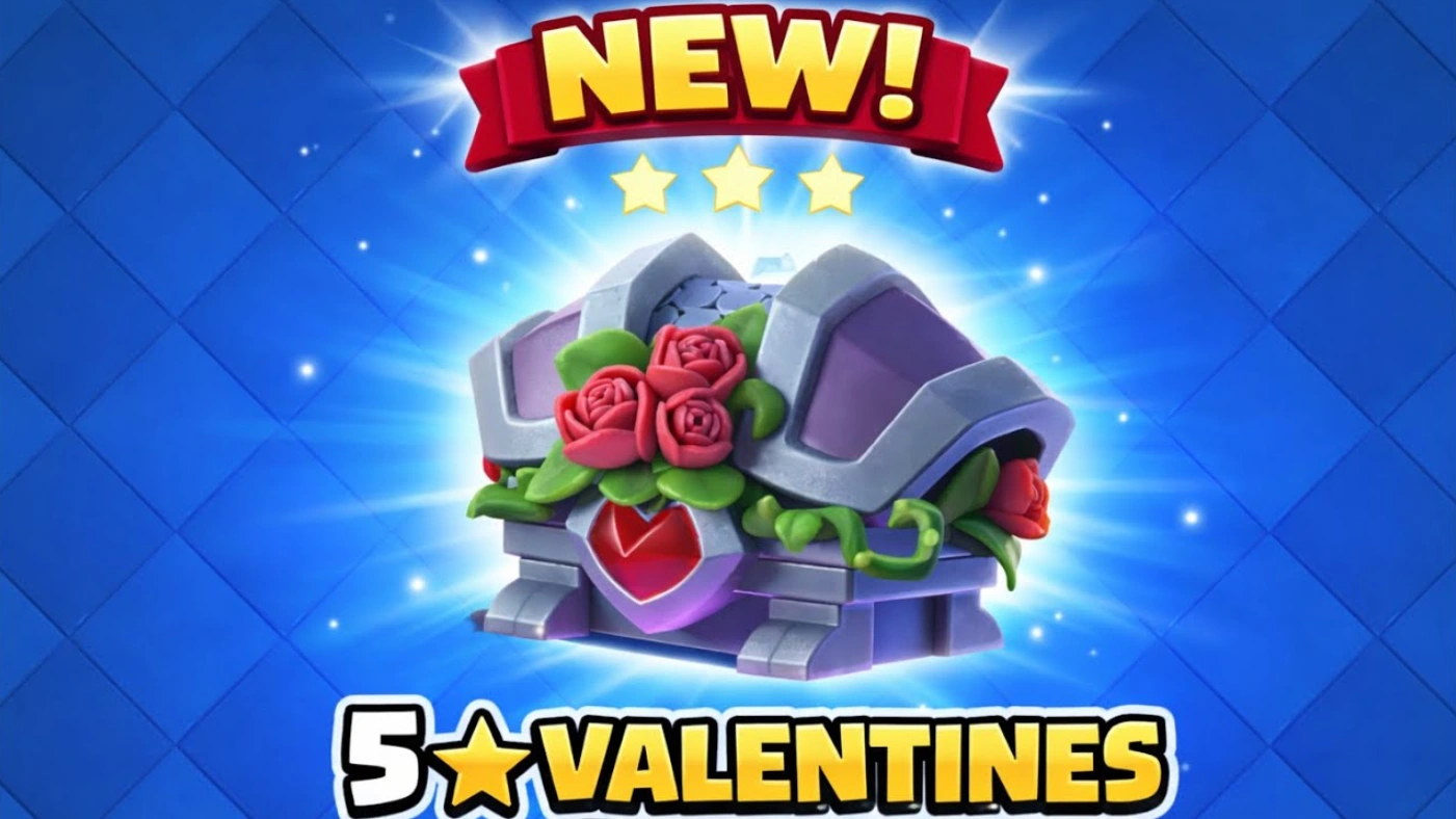Cofre de San Valentin de Clash Royale