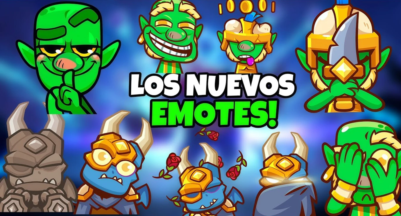 Nuevos emotes de Clash Royale
