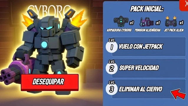 Clase Cyborg en 99 noches en el bosque