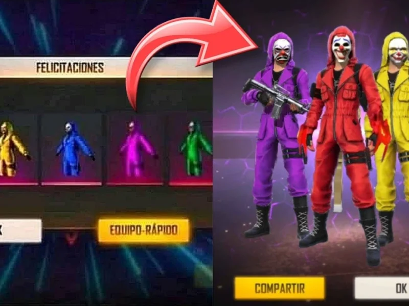 Skins de Criminales en Free Fire
