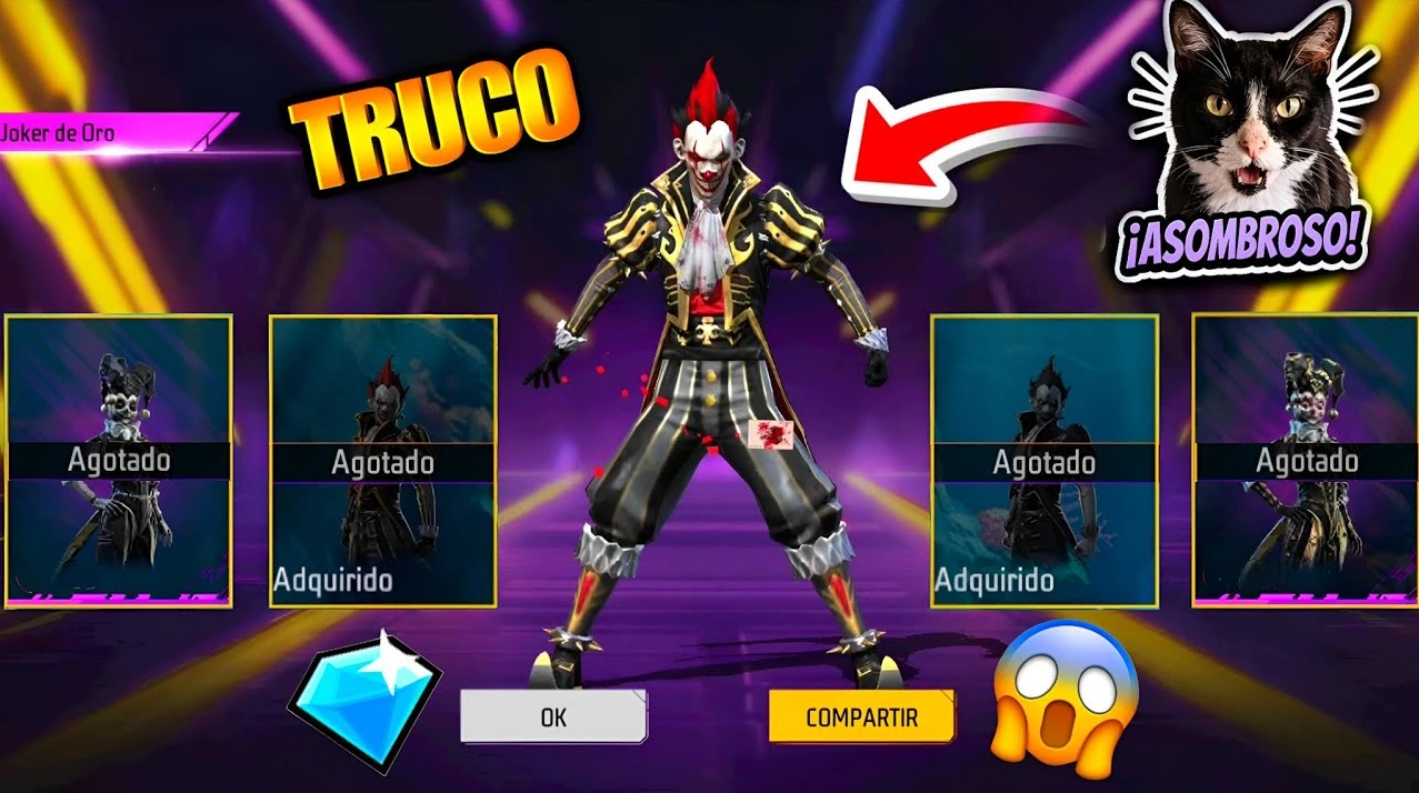 Incubadora Joker en Free Fire