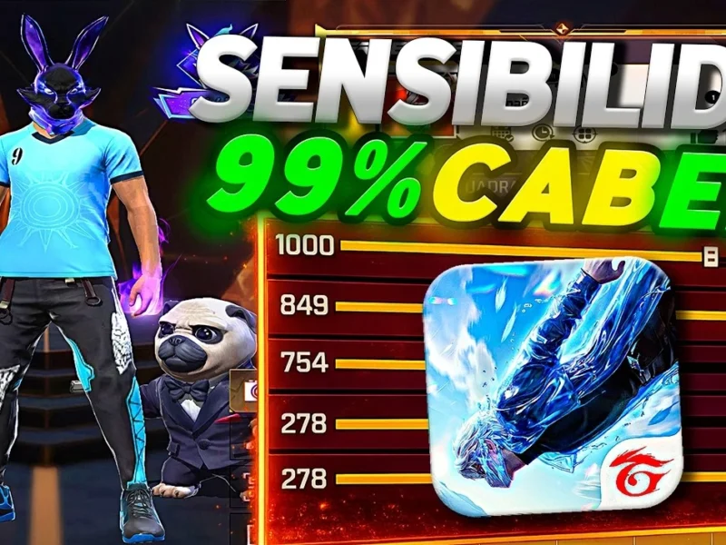 Sensibilidad para dar todo rojo en Free Fire