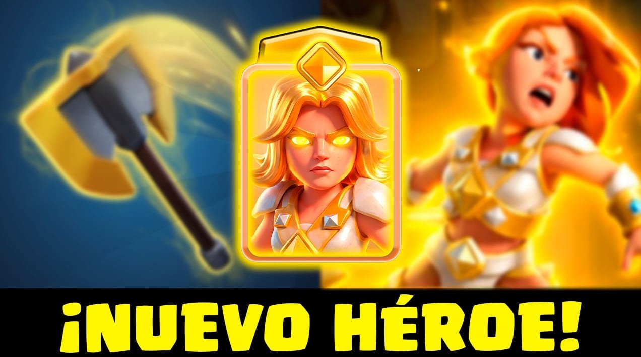 Valkiria Heroe en Clash Royale